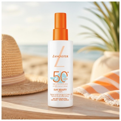 Lancaster Sun Beauty Kids Spray Lacté Visage et Corps SPF50+ 150 ML