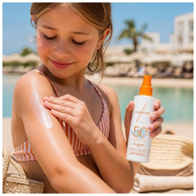Lancaster Sun Beauty Kids Spray Lacté Visage et Corps SPF50+ 150 ML