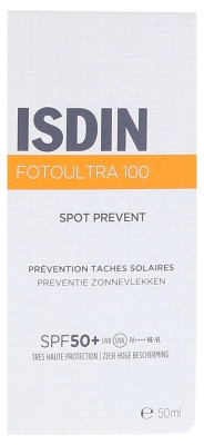 Isdin FotoUltra 100 Spot Prevent Prévention Taches Solaires SPF 50+ 50 ML