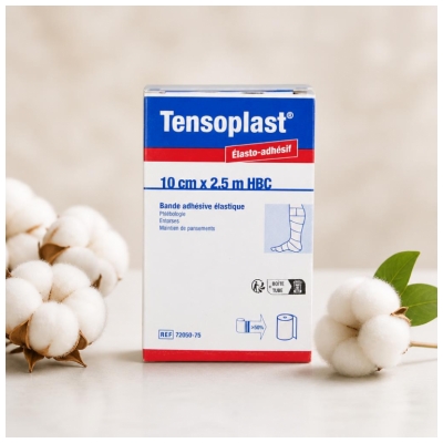 Essity Tensoplast Bande Adhésive Elastique 10 cm x 2.5 m HBC