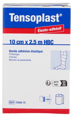 Essity Tensoplast Bande Adhésive Elastique 10 cm x 2.5 m HBC