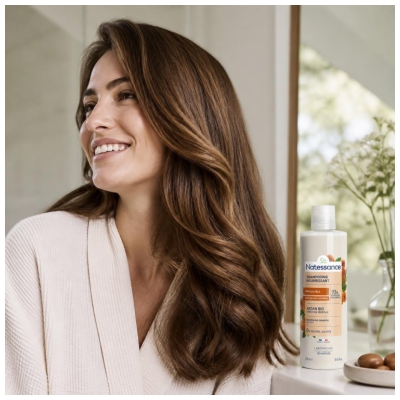 Natessance Shampoing Nourrissant Argan Bio & Kératine Végétale 250 ml