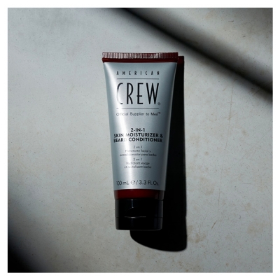 American Crew 2en1 Revitalisant Barbe et Hydratant Visage 100 ml