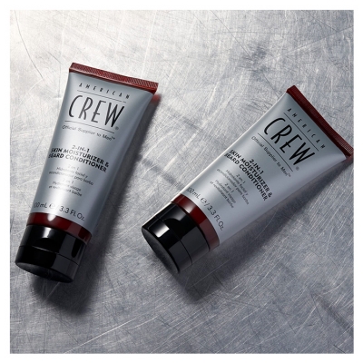 American Crew 2en1 Revitalisant Barbe et Hydratant Visage 100 ml
