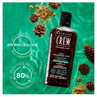 American Crew 3en1 Camomille + Pin 250 ml
