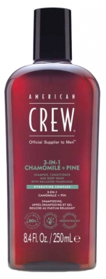 American Crew 3en1 Camomille + Pin 250 ml
