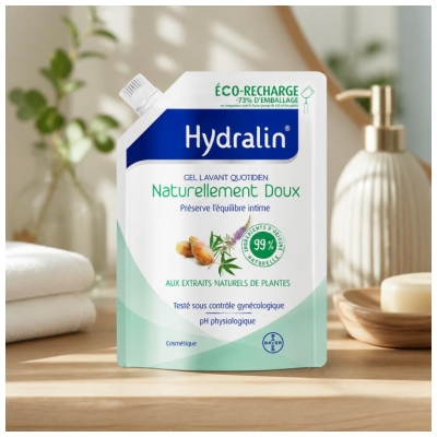 Hydralin Gel Lavant Quotidien Éco-Recharge 400 ML