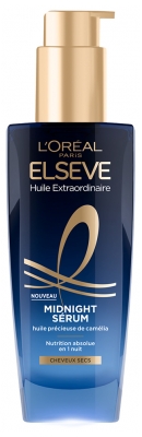 L'Oréal Paris Elseve Huile Extraordinaire Midnight Sérum Cheveux Secs 100 ml