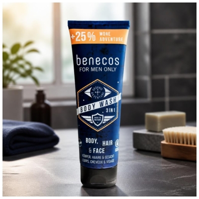Benecos For Men Only Gel Douche 3en1 Biologique 250 ML