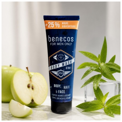 Benecos For Men Only Gel Douche 3en1 Biologique 250 ML
