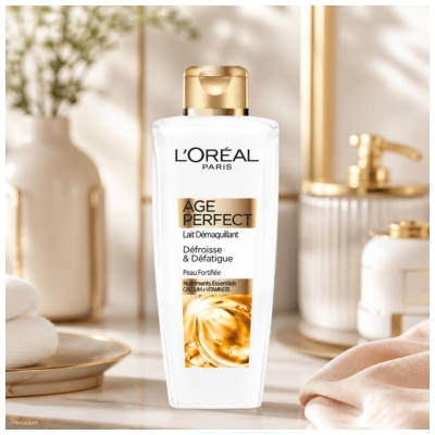 L'Oréal Paris Age Perfect Lait Démaquillant Peaux Matures Défroisses & Défatigue 200 ml