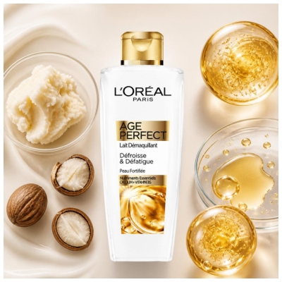 L'Oréal Paris Age Perfect Lait Démaquillant Peaux Matures Défroisses & Défatigue 200 ml