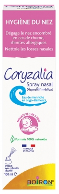 Boiron Coryzalia Spray Nasal Dès 3 Mois 100 ml