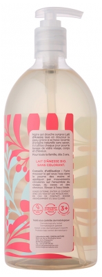 Mkl Green Nature Gel Douche Bio 1 l Lait d'Ânesse