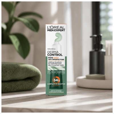L'Oréal Paris Men Expert Derma Control Pâte S.O.S Anti Imperfections 5% Niacinamide 45 ml