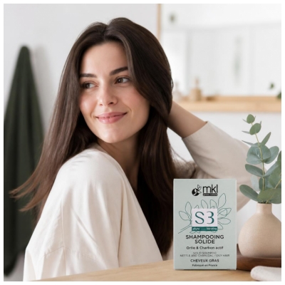 MKL Green Nature Shampoing Solide Ortie Charbon 65 g