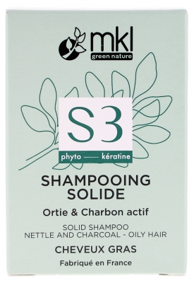 MKL Green Nature Shampoing Solide Ortie Charbon 65 g