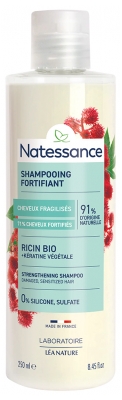 Natessance Shampoing Fortifiant Ricin & Kératine Végétale 250 ml