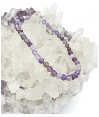 Natura Square Bracelet Facettes Améthyste 1 Pièce