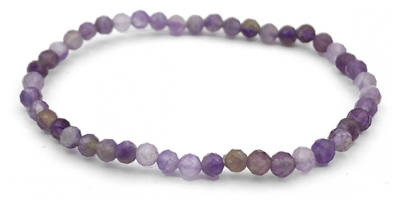 Natura Square Bracelet Facettes Améthyste 1 Pièce
