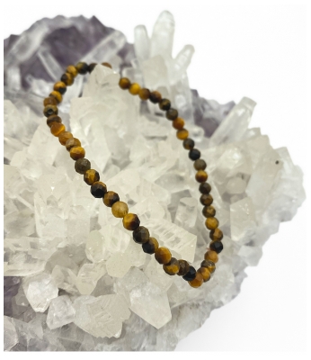 Natura Square Bracelet Facettes Oeil de Tigre 1 Pièce
