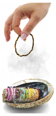 Natura Square Bracelet Facettes Oeil de Tigre 1 Pièce