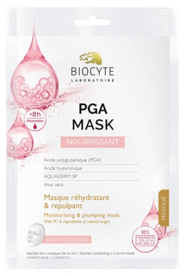 Biocyte PGA Mask Nourrissant Masque Bio-Cellulose Réhydratant & Repulpant 10 ml