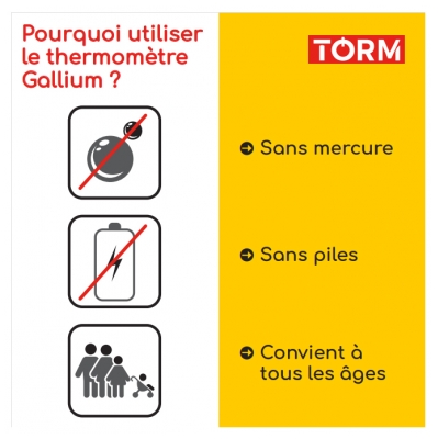 Torm Thermomètre Gallium 1 Unité