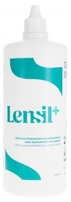 Lensil + Solution d'Entretien pour Lentilles de Contact Souples 400 ml