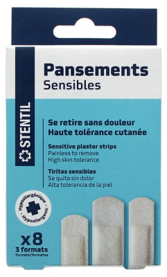 Stentil Pansements Sensibles 8 Unités