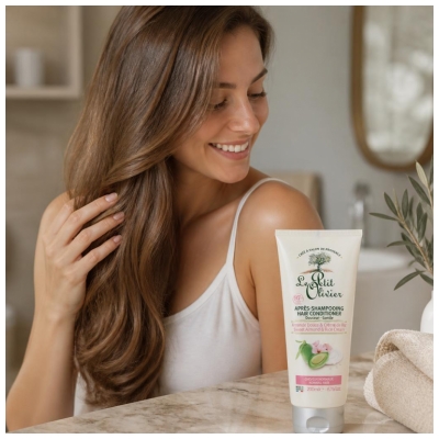 Le Petit Olivier Après-Shampooing Amande Douce & Crème de Riz 200 ml