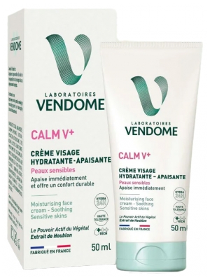 Laboratoires Vendôme Calm V+ Crème Visage Hydratante Apaisante Peaux Sensibles 30 ml