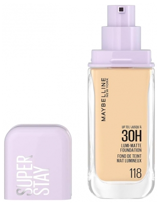 Maybelline New York Superstay Fond de Teint 30H Mat Lumineux 35 ml - Teinte : 118