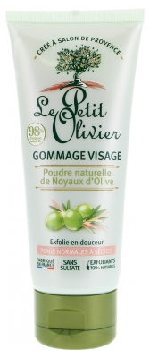 Le Petit Olivier Gommage Poudre Naturelle de Noyaux d'Olive 75 ml
