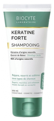 Biocyte Kératine Forte Shampoing Nourrissant et Sublimateur Tous Types de Cheveux 200 ml