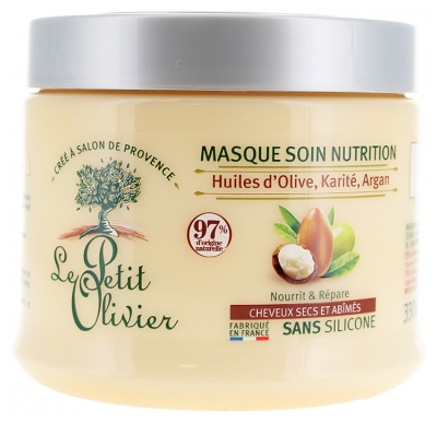 Le Petit Olivier Masque Nutrition Huiles d'Olive Karité et Argan 330 ml