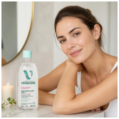 Laboratoires Vendôme Calm V+ Eau Micellaire 3en1 Peaux Sensibles 400 ml