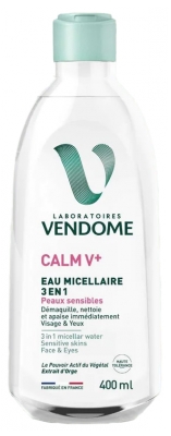 Laboratoires Vendôme Calm V+ Eau Micellaire 3en1 Peaux Sensibles 400 ml