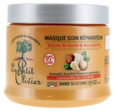 Le Petit Olivier Masque Soin au Beurre de Karité & Macadamia 330 ml