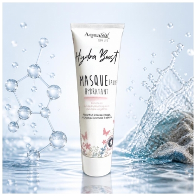 AquaTéal Hydra Boost Maque Baume Hydratant Peau Normale à Sèche 75 ml