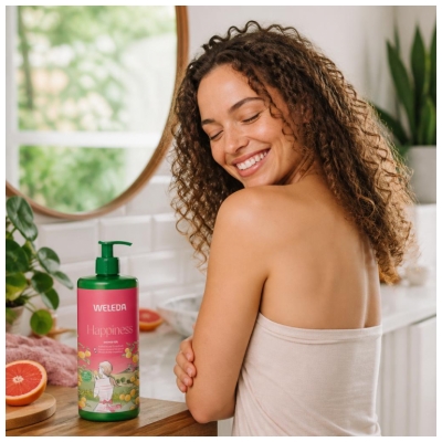 Weleda Happiness Gel Douche au Pamplemousse Pétillant 750 ML