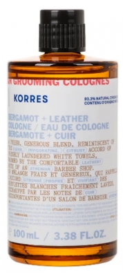 Korres Athenian Grooming Eau de Cologne Cuir + Bergamote 100 ml
