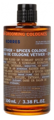 Korres Athenian Grooming Eau de Cologne Épices + Vétiver 100 ml