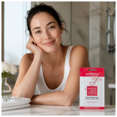 Hada Labo Tokyo Masque en Tissus Hydratant Intensif à l'Acide Hyaluronique 20 ml
