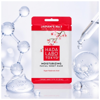 Hada Labo Tokyo Masque en Tissus Hydratant Intensif à l'Acide Hyaluronique 20 ml