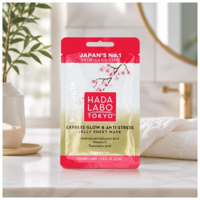 Hada Labo Tokyo Masque en Tissus Illuminant et Hydratant 23 ml