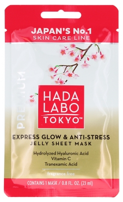 Hada Labo Tokyo Masque en Tissus Illuminant et Hydratant 23 ml
