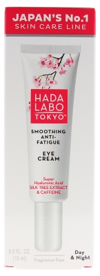 Hada Labo Tokyo Crème Contour des Yeux Lissage Anti-Fatigue Jour et Nuit 15 ml
