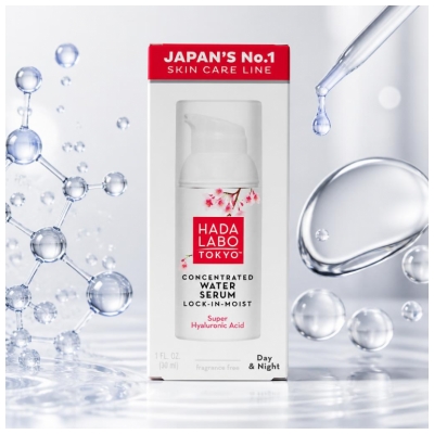 Hada Labo Tokyo Sérum d'Eau Concentré Jour et Nuit à l'Acide Hyaluronique 30 ml