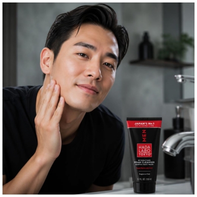 Hada Labo Tokyo Men Crème Douce Nettoyante Pour Visage 150 ml